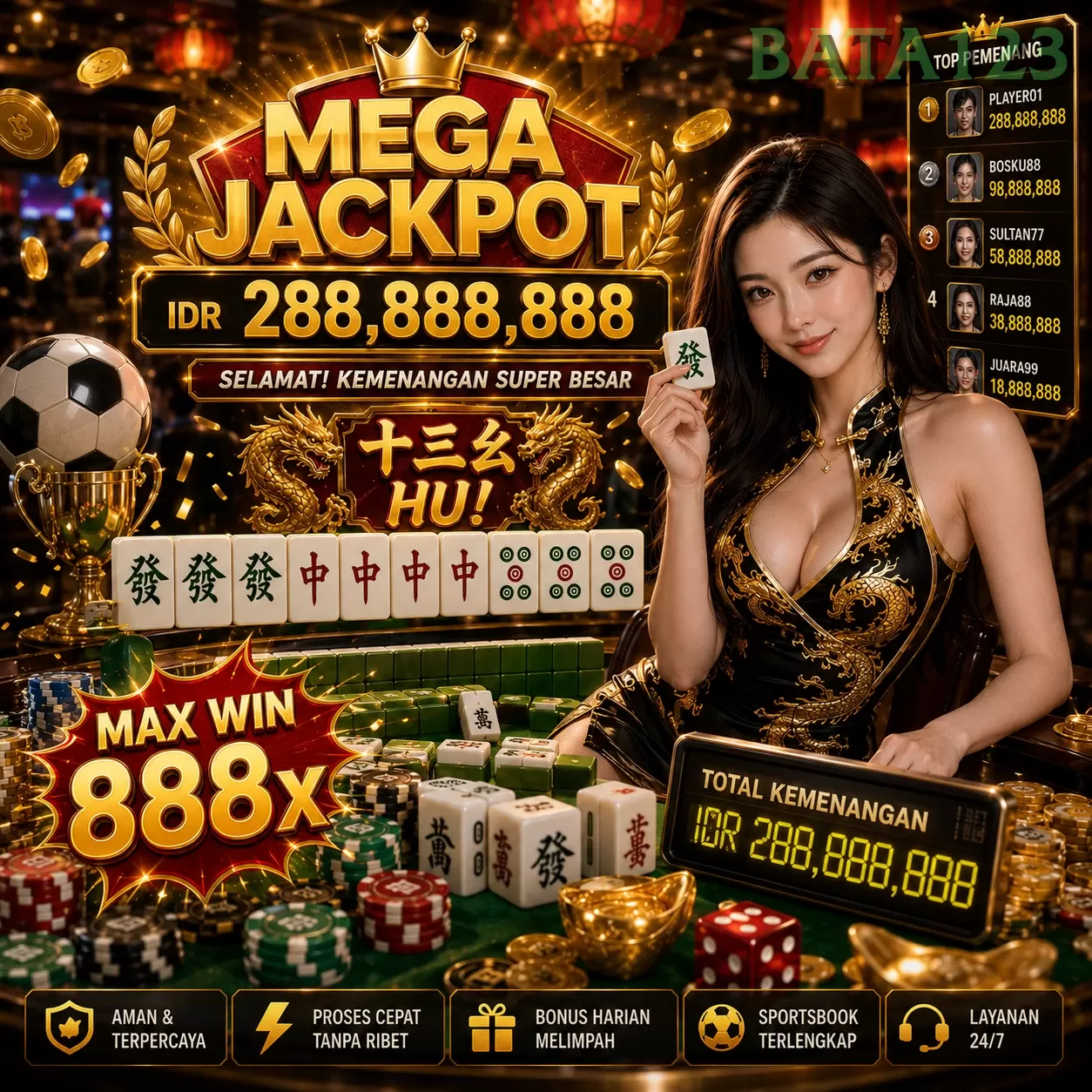 Main bata123y Menang Jackpot Besar