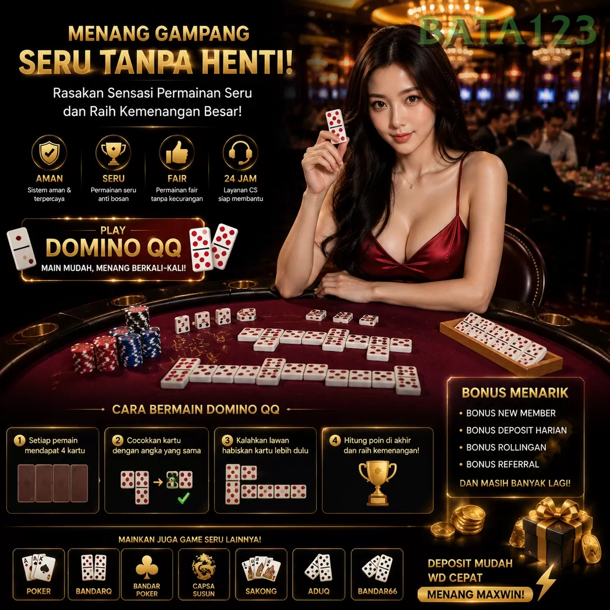 Main bata123y Menang Jackpot Besar